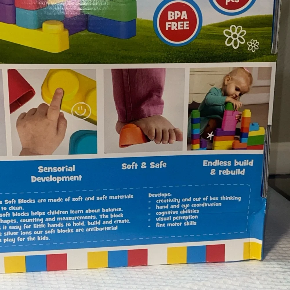 Soft Blocks Little Tikes Set - 42 Piece Building & Stacking Toys